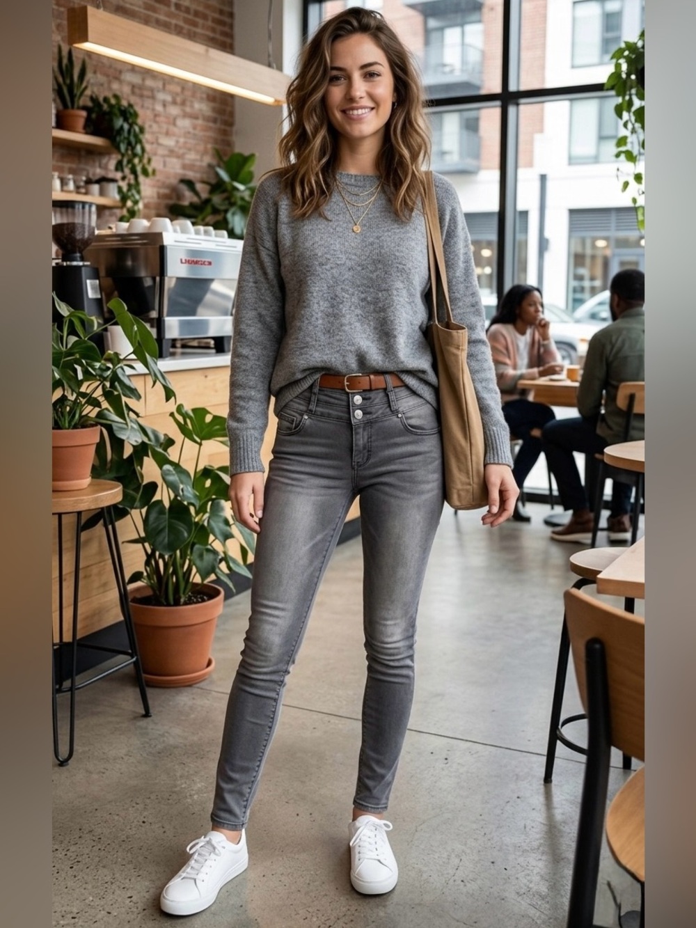 Amethyst Jeans Gray High-Rise Skinny Jeans